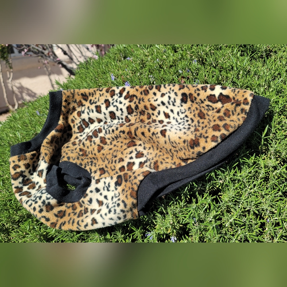 Leopard Print Dog Sweater